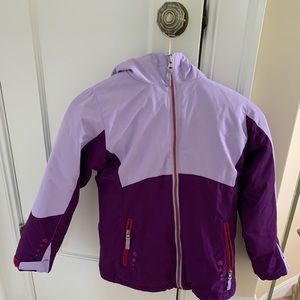Girls size S (7/8) Purple Ski Coat